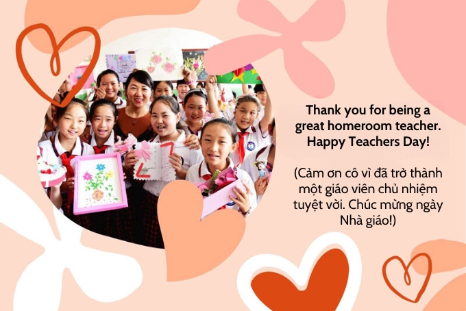 lời chúc 20/11 tiếng anh có phiên dịch